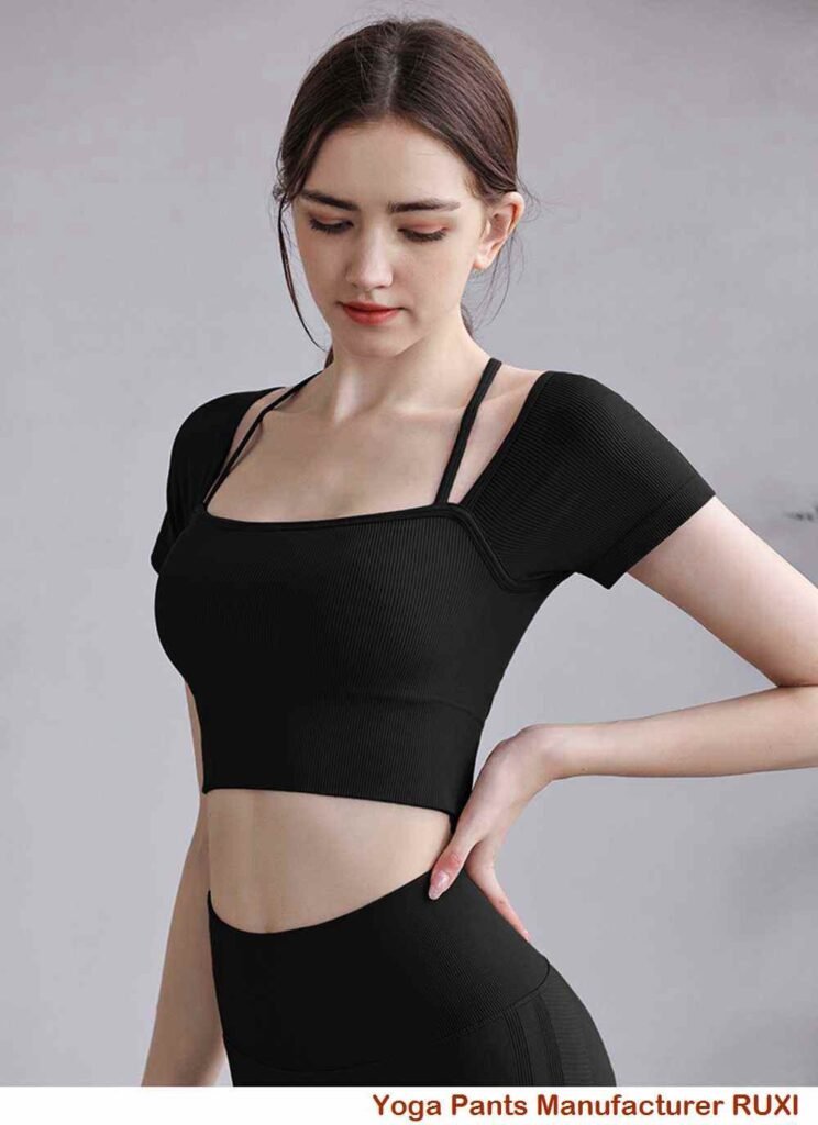 여성용 메시 체육관 레깅스 통기성 스타일리시