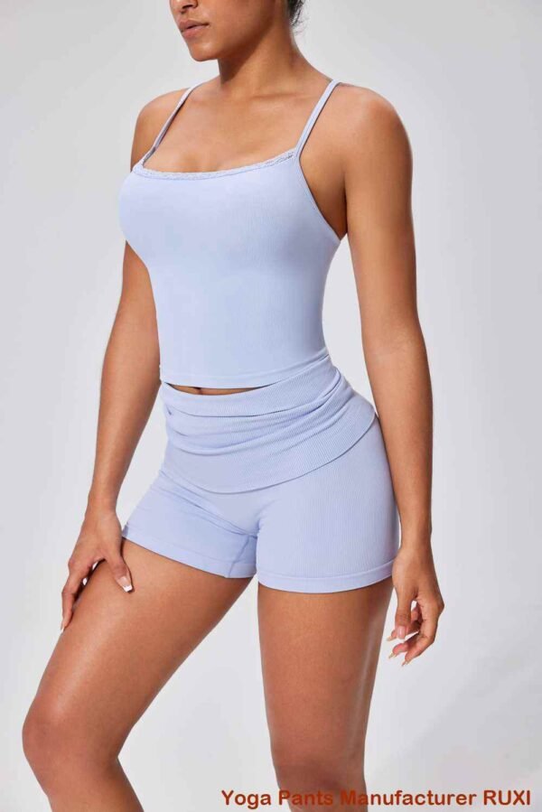 포켓이 달린 풋티 반바지 RUXI k1740